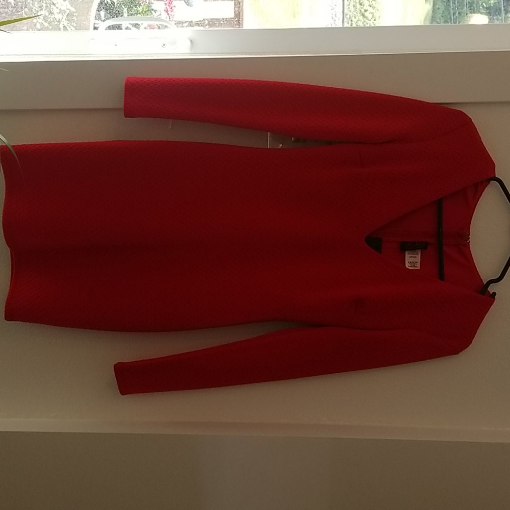 Red cocktail dress